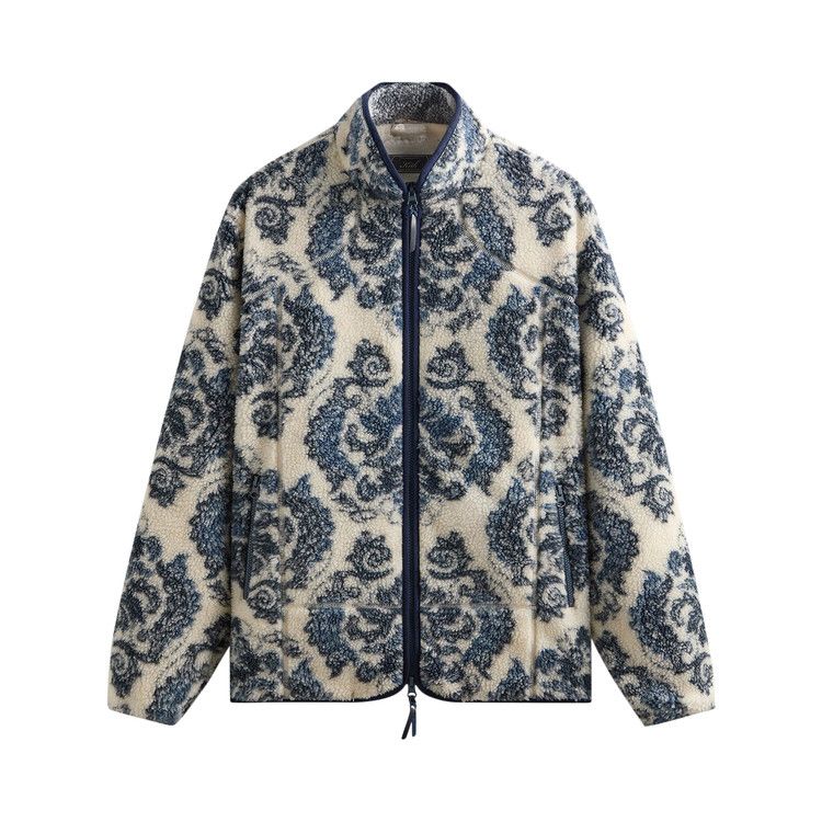 Kith Damask Floral Sherpa Harper Jacket 'sandrift'