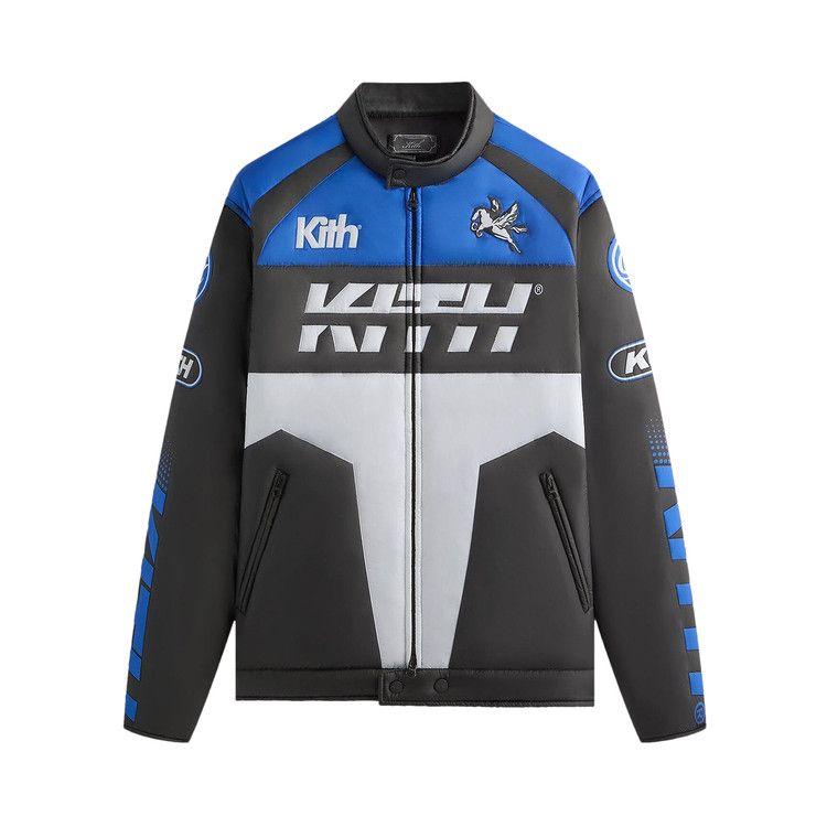 Buy Kith Moto Full Zip Brixton Jacket 'Cyclone' - KHM010837 423 | GOAT