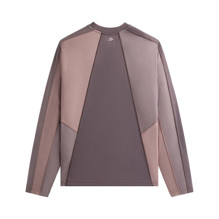 Kith Long-Sleeve Panelled Otto T-Shirt Dusty Mauve