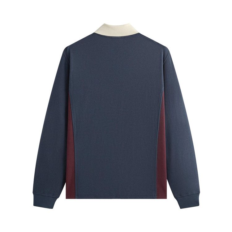 Kith Pique Long-Sleeve Tap Polo Nocturnal