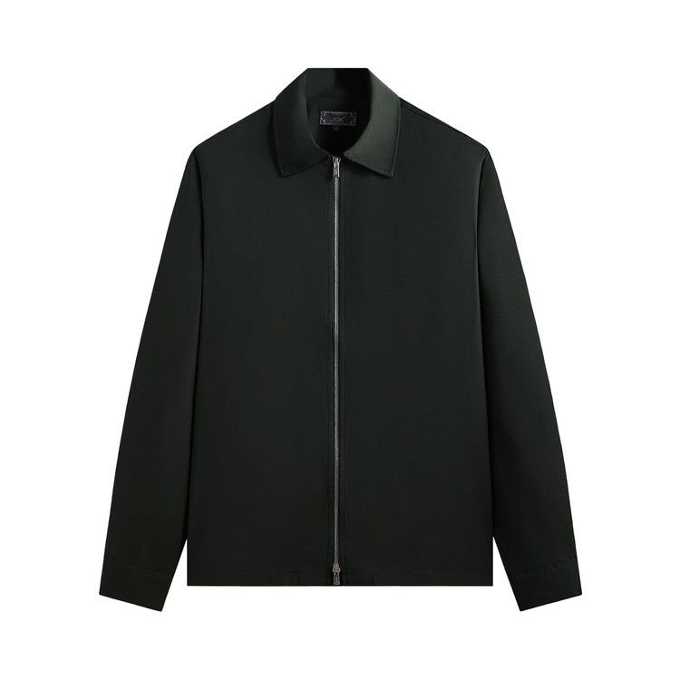 Kith Tropical Wool Marquis Zip Up Shirt 'stadium'