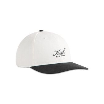 Buy Kith Twill Two Tone New York Script Aaron Cap 'Black