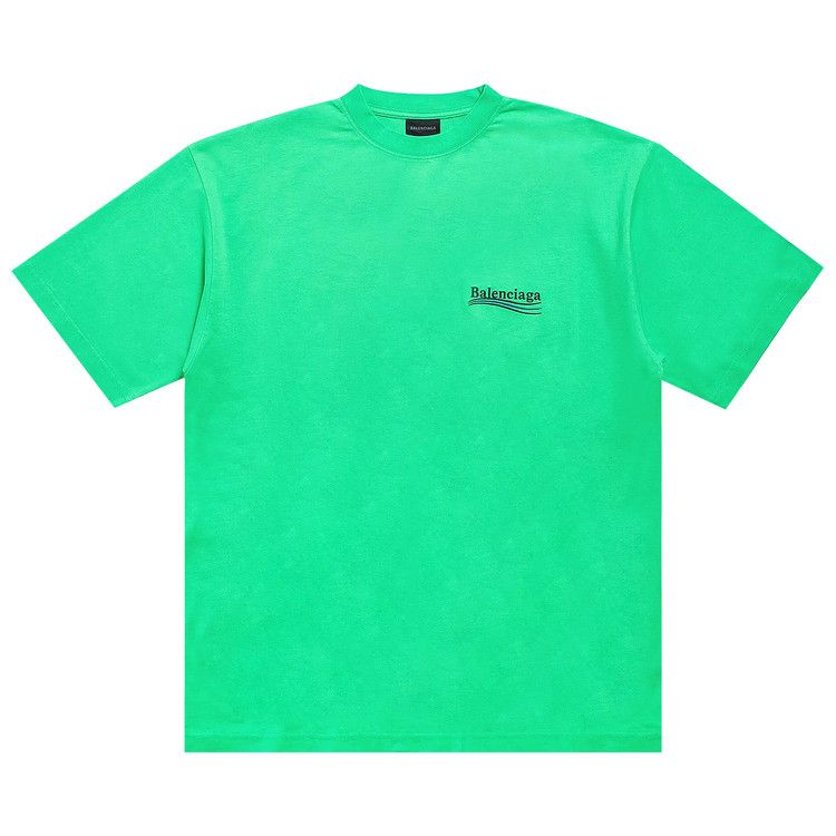 Balenciaga Political Campaign T-Shirt Green