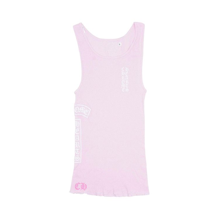 Buy Chrome Hearts T Bar Rib Tank 'Pink' - 01383 1FW2504CHTBRT PINK