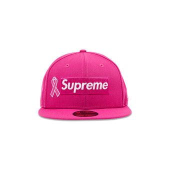 Buy Supreme New Era Breast Cancer Awareness Box Logo 'Pink