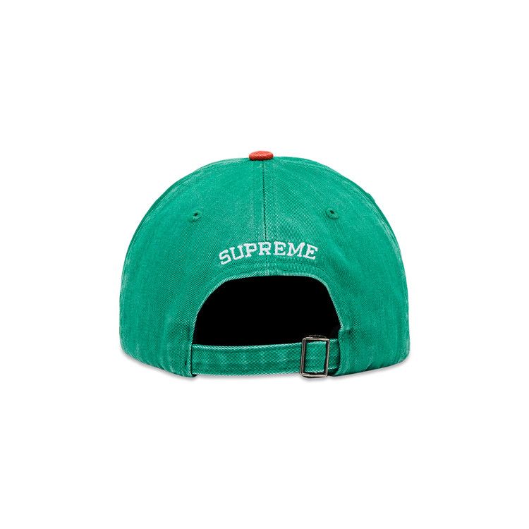 Buy Supreme Pigment Coated 2-Tone S Logo 6-Panel 'Green
