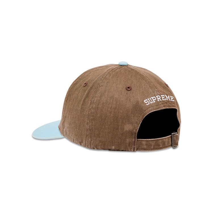 Buy Supreme Pigment Coated 2-Tone S Logo 6-Panel 'Brown
