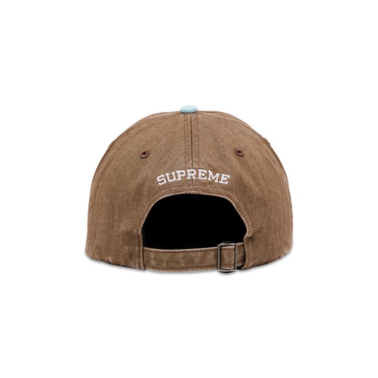 Buy Supreme Pigment Coated 2-Tone S Logo 6-Panel 'Brown