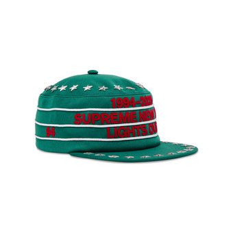 Buy Supreme Stars Studded Pillbox Hat 'Dark Green' - FW25H67 DARK