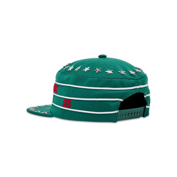 Buy Supreme Stars Studded Pillbox Hat 'Dark Green' - FW25H67 DARK