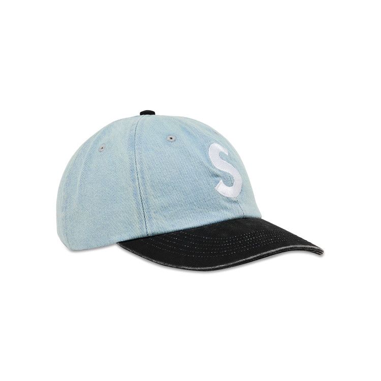 応援グッズ Supreme Pigment Coated 2-Tone S Denim Buy Supreme Pigment Coated 2-Tone S Logo 6-Panel 'Denim