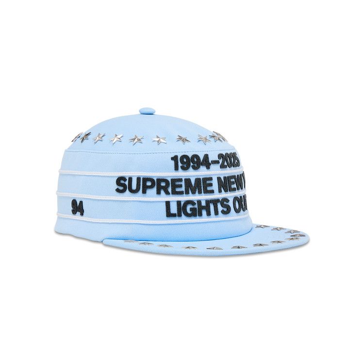 Buy Supreme Stars Studded Pillbox Hat 'Light Blue' - FW25H67 LIGHT
