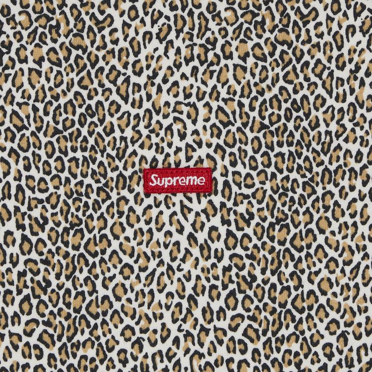 Buy Supreme Small Box Tee 'Leopard' - FW25KN5 LEOPARD | GOAT