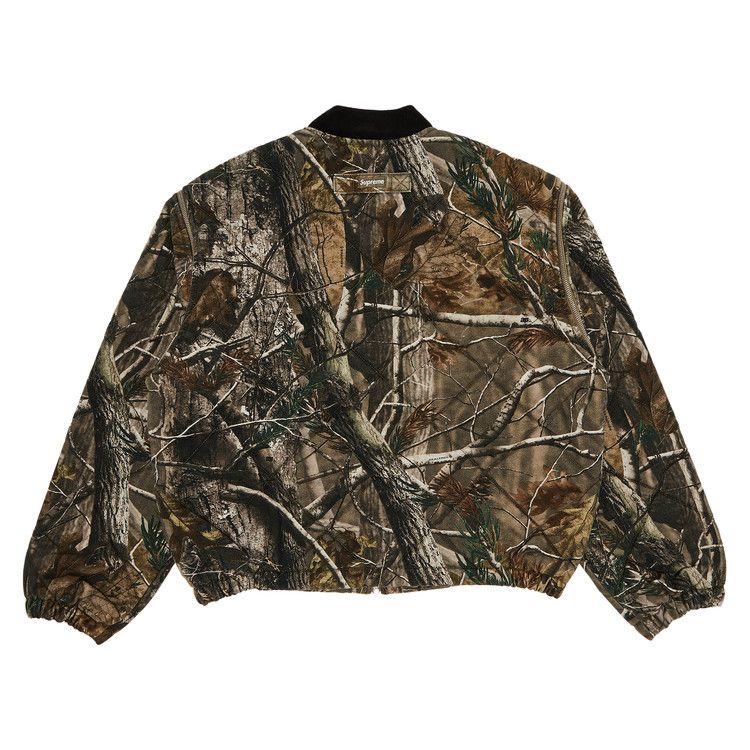 Buy Supreme Zip-Off Sleeve Quilted Bomber Jacket 'Realtree AP Camo