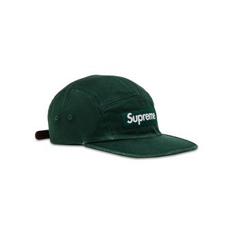 Buy Supreme Washed Chino Twill Camp Cap 'Pine' - FW25H39 PINE | GOAT