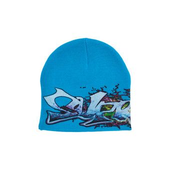 Buy Supreme Tag Beanie 'Cyan' - FW25BN58 CYAN | GOAT