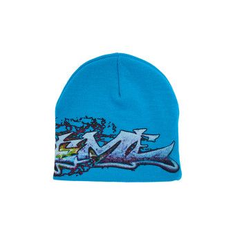 帽子 Supreme Tag Beanie Cyan 2025fw Supreme Tag Beanie (FW25) - $40