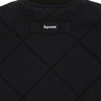 Buy Supreme Zip-Off Sleeve Quilted Bomber Jacket 'Black' - FW25J23
