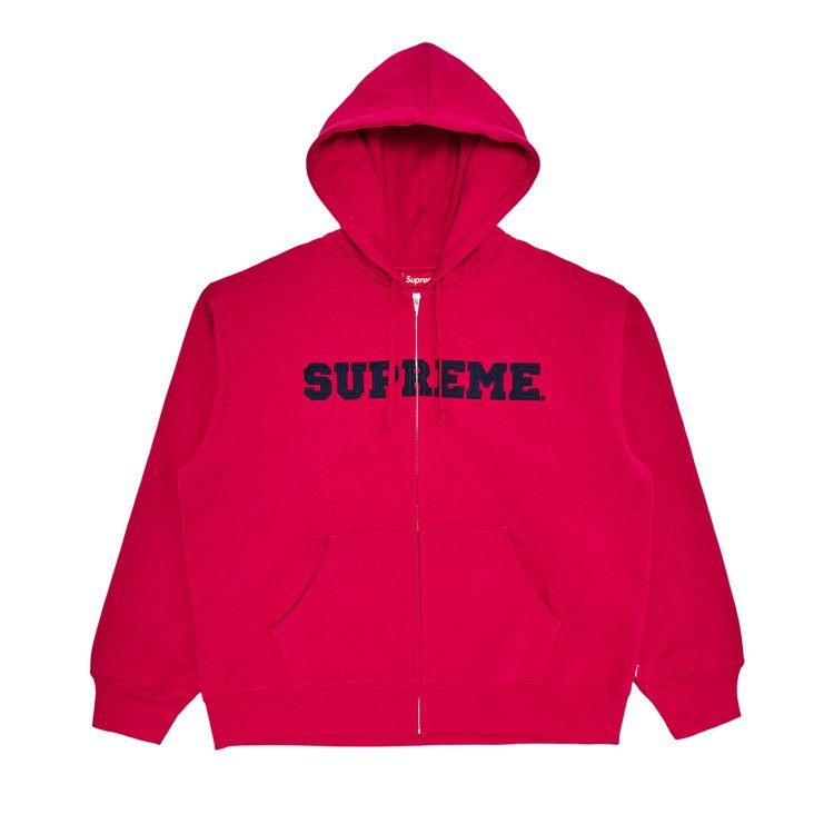 Buy Supreme Collegiate Appliqué Zip Up Hooded Sweatshirt