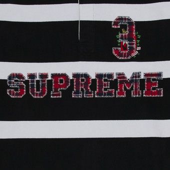 ウェア Supreme 25FW Stripe Rugby Supreme Stripe Rugby (FW25) Pink Men's - FW25 - US