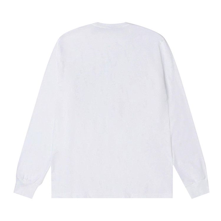 Stussy Mirror Long-Sleeve T-Shirt White