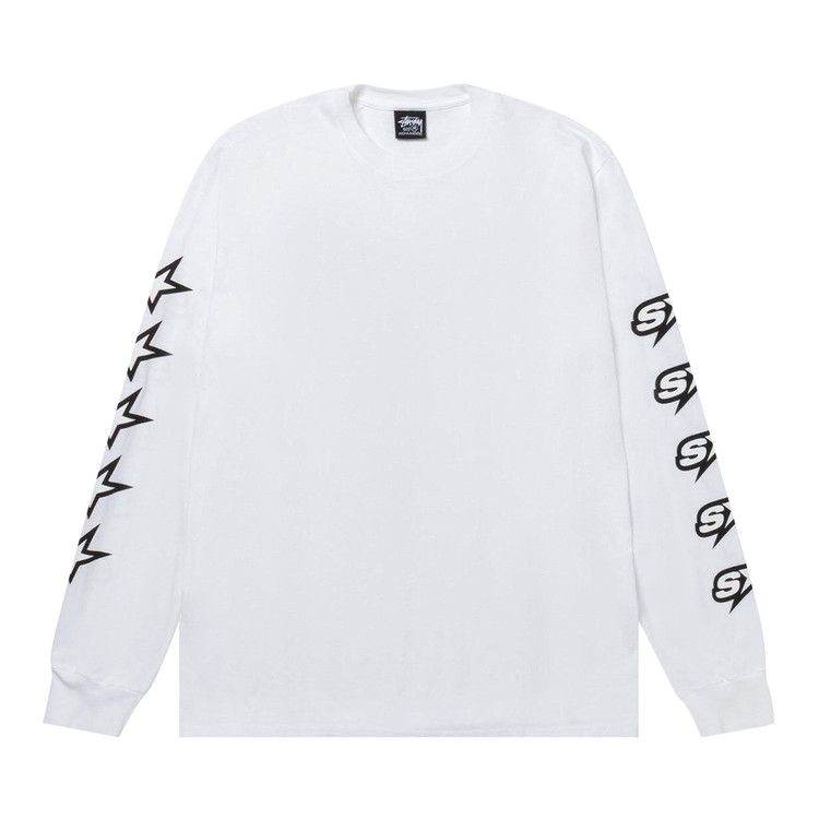 Stussy Speedway Long-Sleeve Tee 'white'