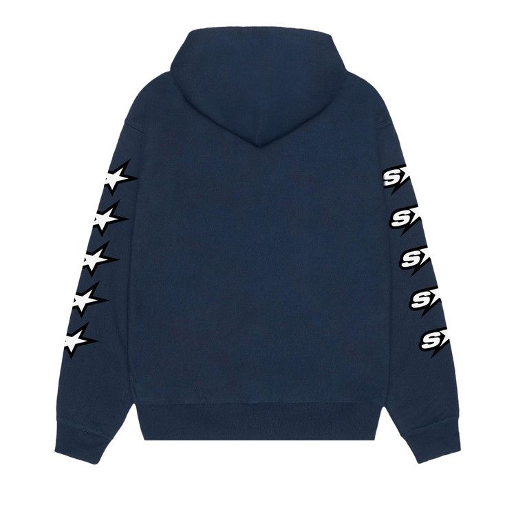 Stussy Speedway Zip Hoodie Navy