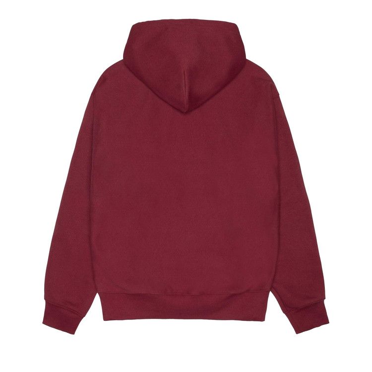 Stussy Worldwide Dot Hoodie 'wine'