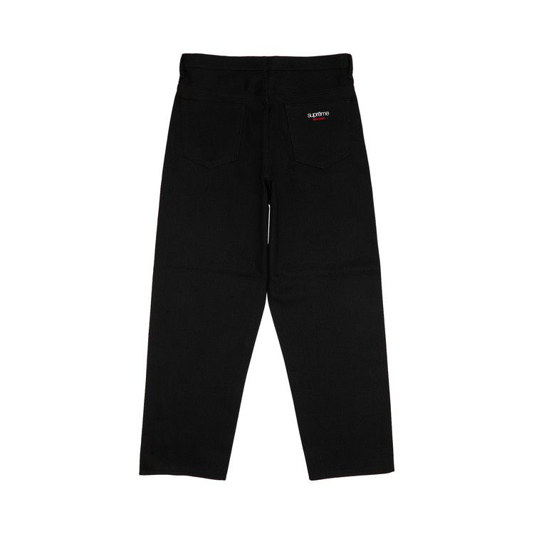Buy Supreme Baggy Selvedge Jean 'Rigid Black' - FW25P26 RIGID