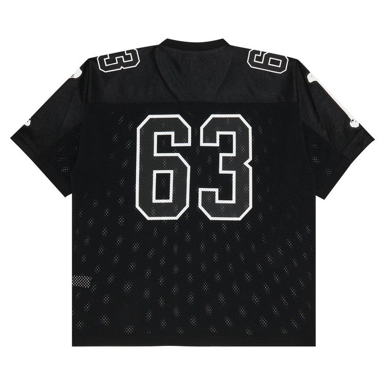 Supreme Bones Football Jersey 黒 M Size Large - Supreme FW25 Bones Graphic Logo Football Jersey