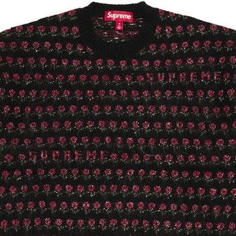 トップス Supreme 25FW Flowers llic Sweater Supreme Flowers Metallic Sweater (FW25) - $168