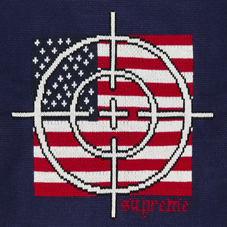 トップス supreme Target Sweater 25aw week1 navy L Supreme Target Sweater (FW25) - $158