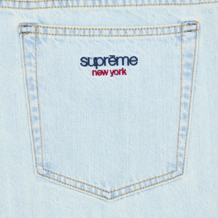 Buy Supreme Baggy Jean 'Light Washed Indigo' - FW25P27 LIGHT