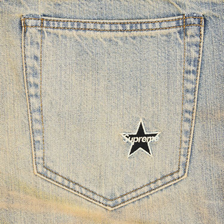 パンツ Supreme Regular Jean (25FW) Dirty Indigo Supreme Regular Jean (FW25) - $168