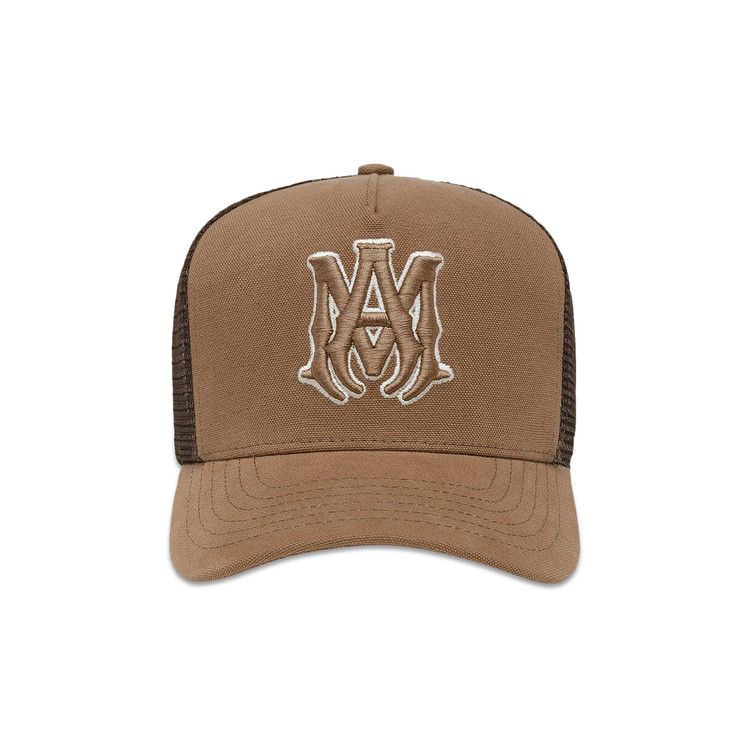 Buy Amiri MA Outline Trucker Hat 'Malt' - AMHATR1040 MALT | GOAT