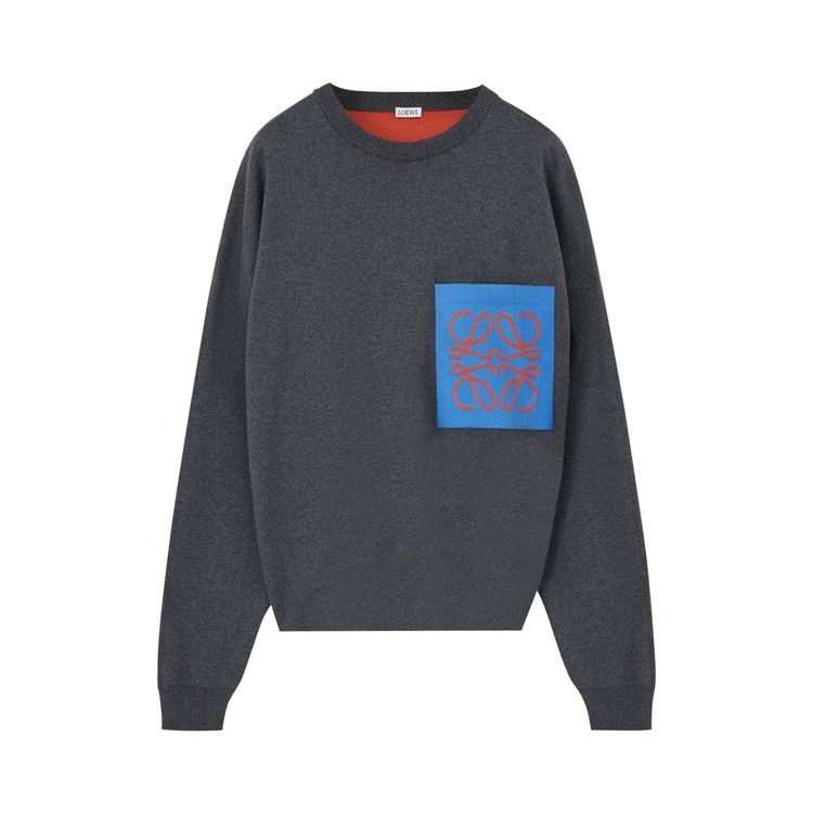 Loewe Anagram Pocket Sweater 'Grey/Blue' — foto 2