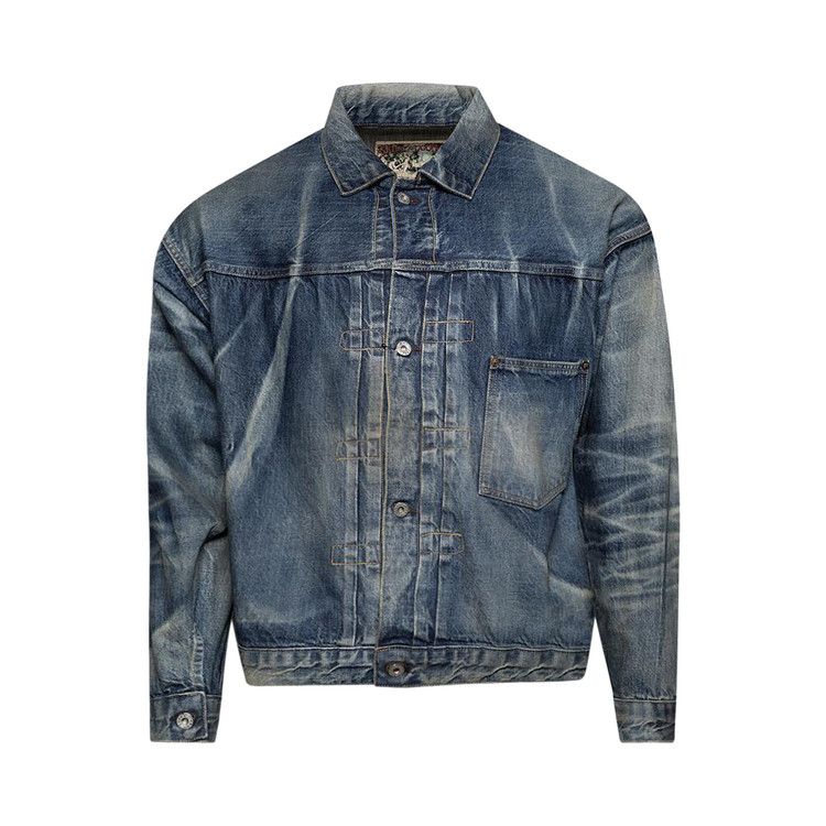 Buy SAINT Mxxxxxx BJ Denim Jacket 'Blue' - SM HR8 0000 C39 BLUE | GOAT