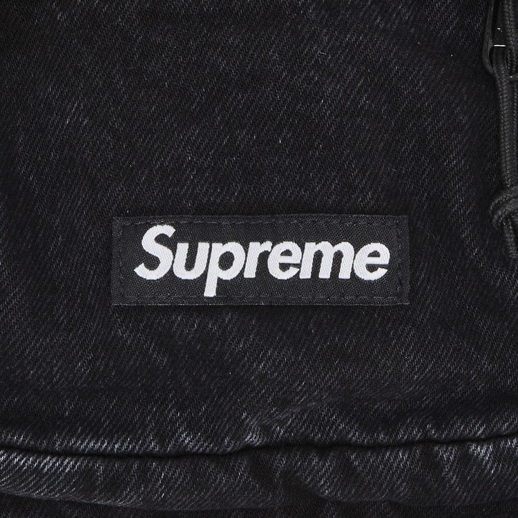 Buy Supreme Denim Shoulder Bag 'Black' - FW25B4 BLACK | GOAT