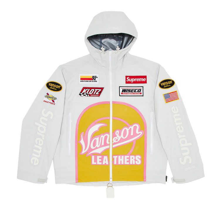 Buy Supreme x Vanson Leathers GORE-TEX Shell Jacket 'White