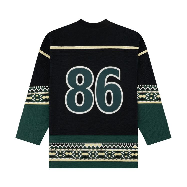 Buy Aimé Leon Dore x Mitchell & Ness Artisan Hockey Jersey 'Black