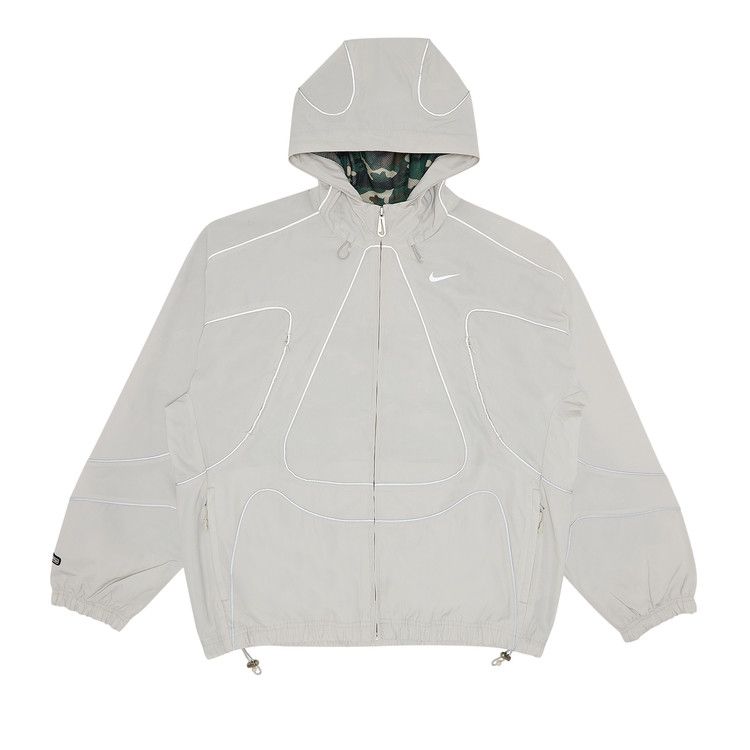 NIKE corteiz ナイロンジャケット グレー Corteiz x Nike Gully Grey Track Jacket | FZ8132-029