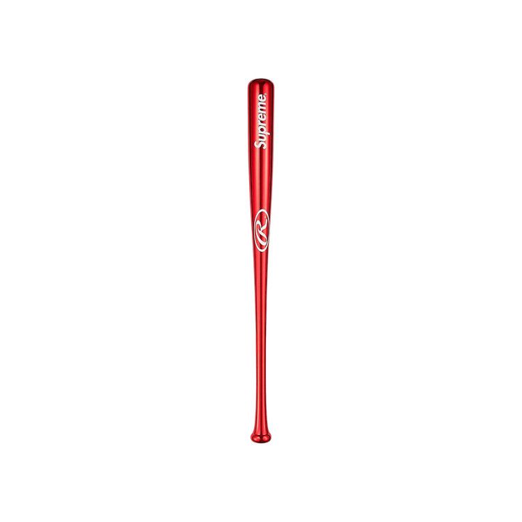 Supreme Rawlings Chrome Baseball Bat 赤 Buy Supreme x Rawlings Chrome Maple Wood Baseball Bat 'Red