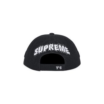 帽子 supreme Y's Grommet 6-Panel Washed Black Buy Supreme x Y's Grommet 6-Panel 'Washed Black' - FW25H22