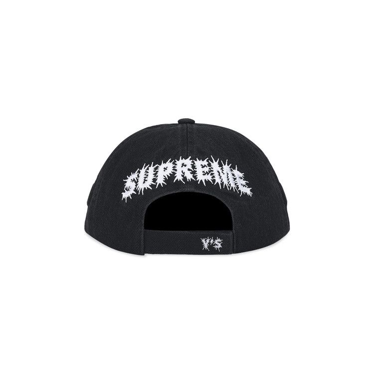 Buy Supreme x Y's Grommet 6-Panel 'Washed Black' - FW25H22 WASHED