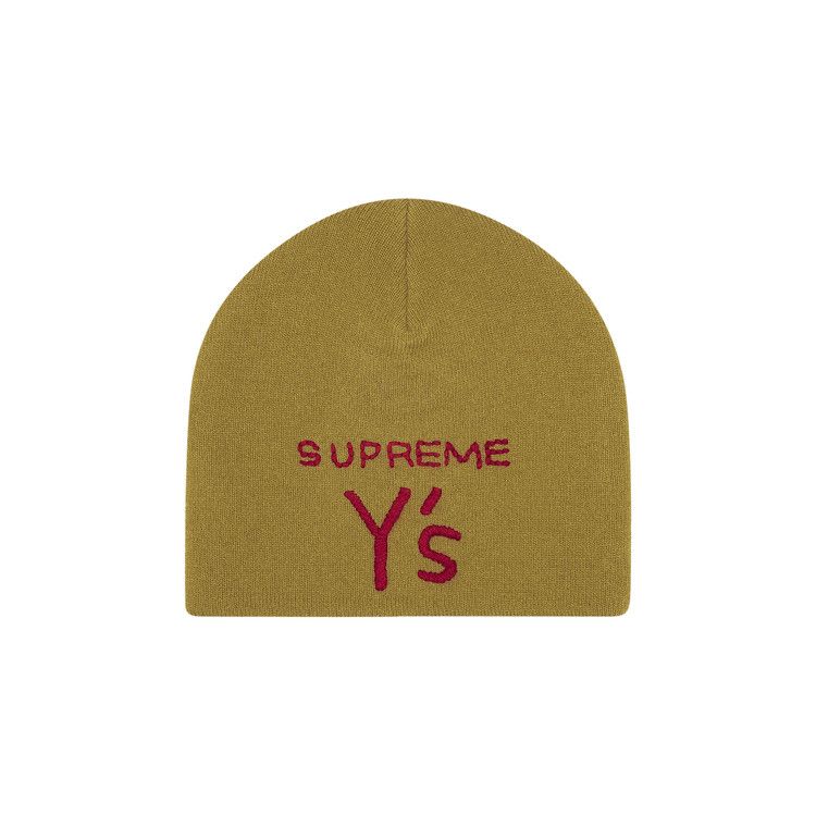 Buy Supreme x Y's Skull Beanie 'Olive' - FW25BN18 OLIVE | GOAT