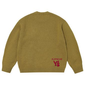 Buy Supreme x Y's Sweater 'Olive' - FW25SK4 OLIVE | GOAT