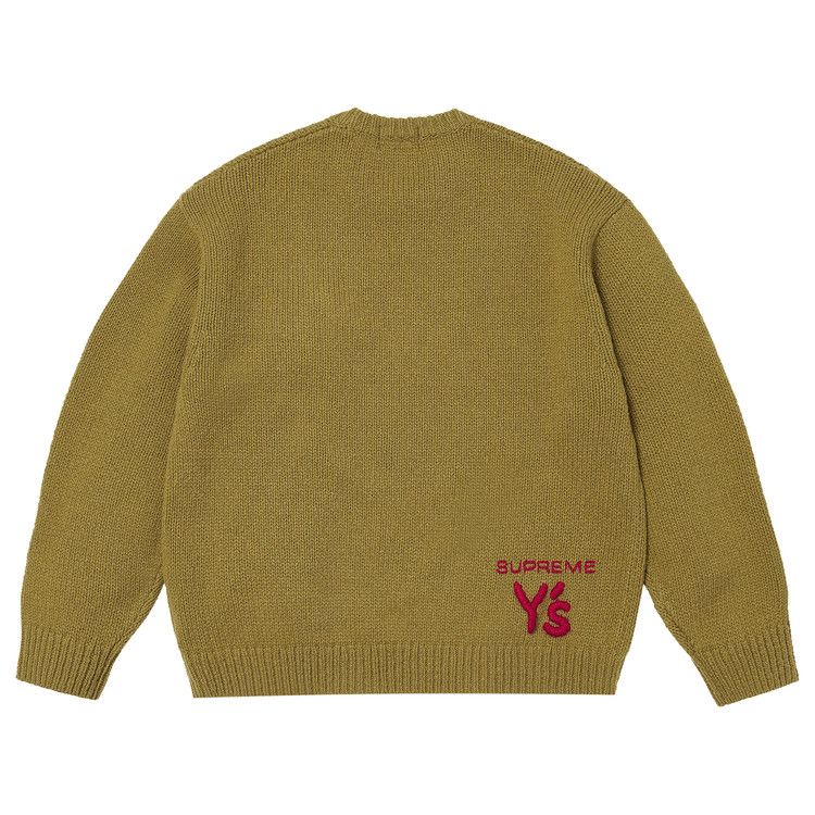 Buy Supreme x Y's Sweater 'Olive' - FW25SK4 OLIVE | GOAT