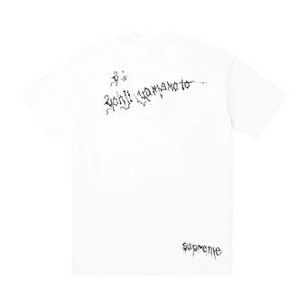 Buy Supreme x Y's Thinker Tee 'White' - FW25T4 WHITE | GOAT