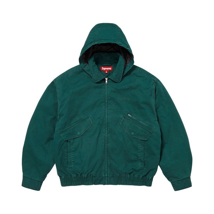 Buy Supreme Hooded Utility Jacket 'Dark Green' - FW25J85 DARK