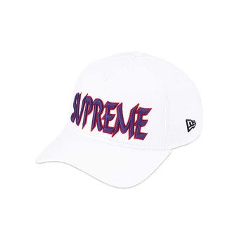Buy Supreme Sharp Spellout Adjustable New Era 'White' - FW25H87